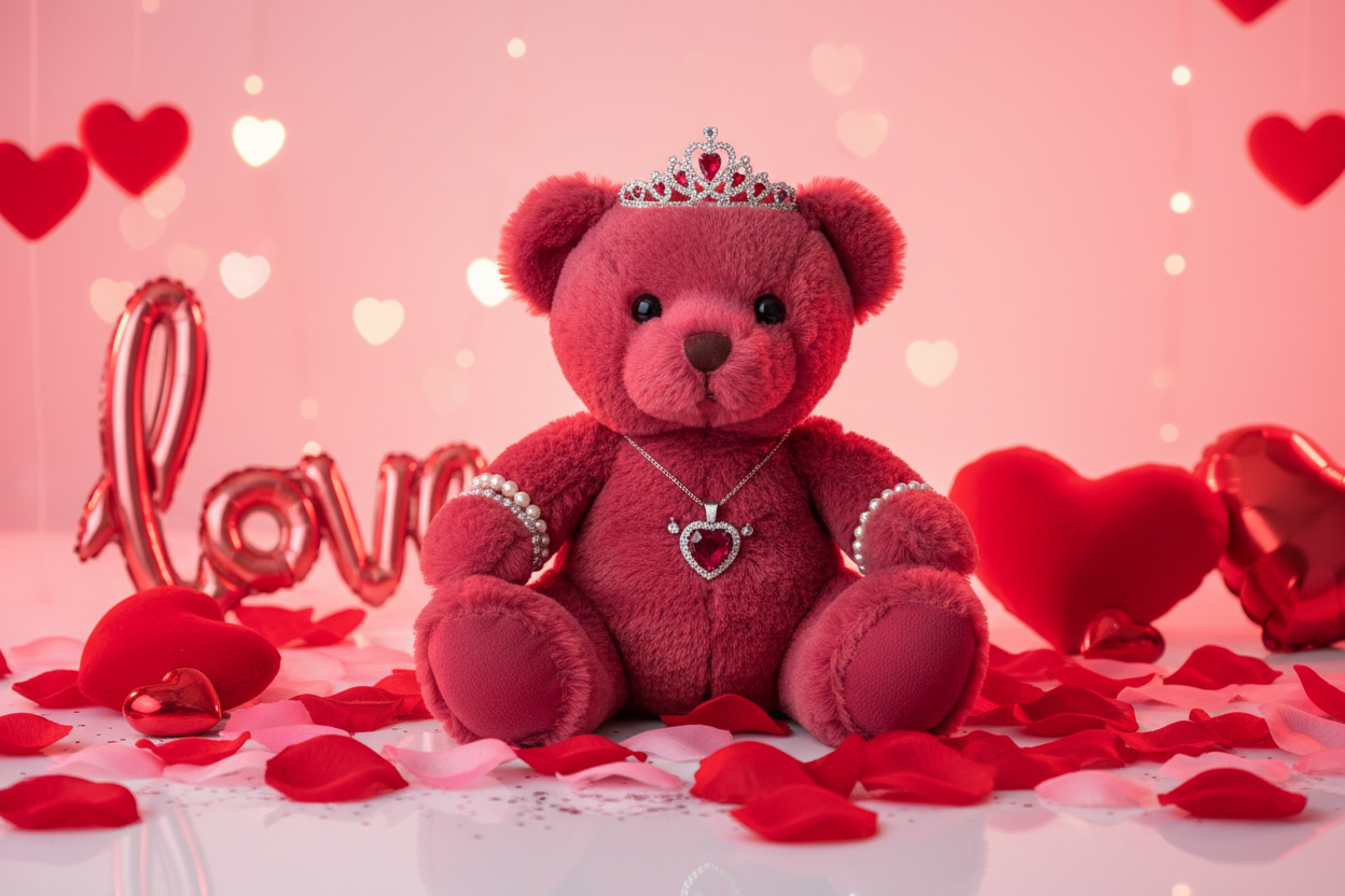 parreil mes plus rouge avec la joy de la saint valentin 